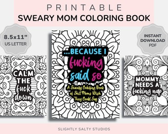 Screw Fuckdemia, Swear Off & Color!: Swearing Coloring Book for Adults,  Lovely Ladies and More Sexy Things to Color, Funny Sex Gift Coloring Pages