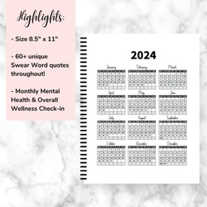 Fuck It: 2024 Planner For Tired-Ass Women zdjęcie 4