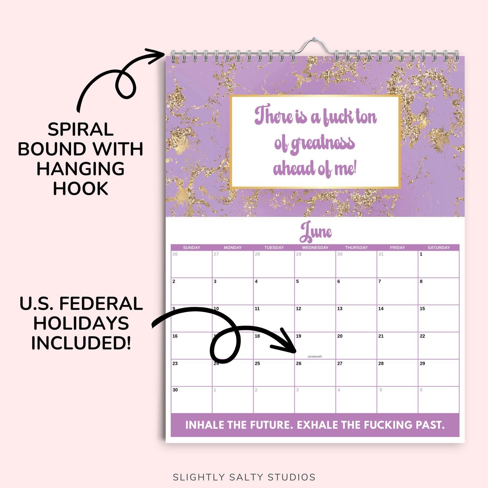 2024 Funny Wall Calendar Funny Calendar 2024 Swearing - Etsy