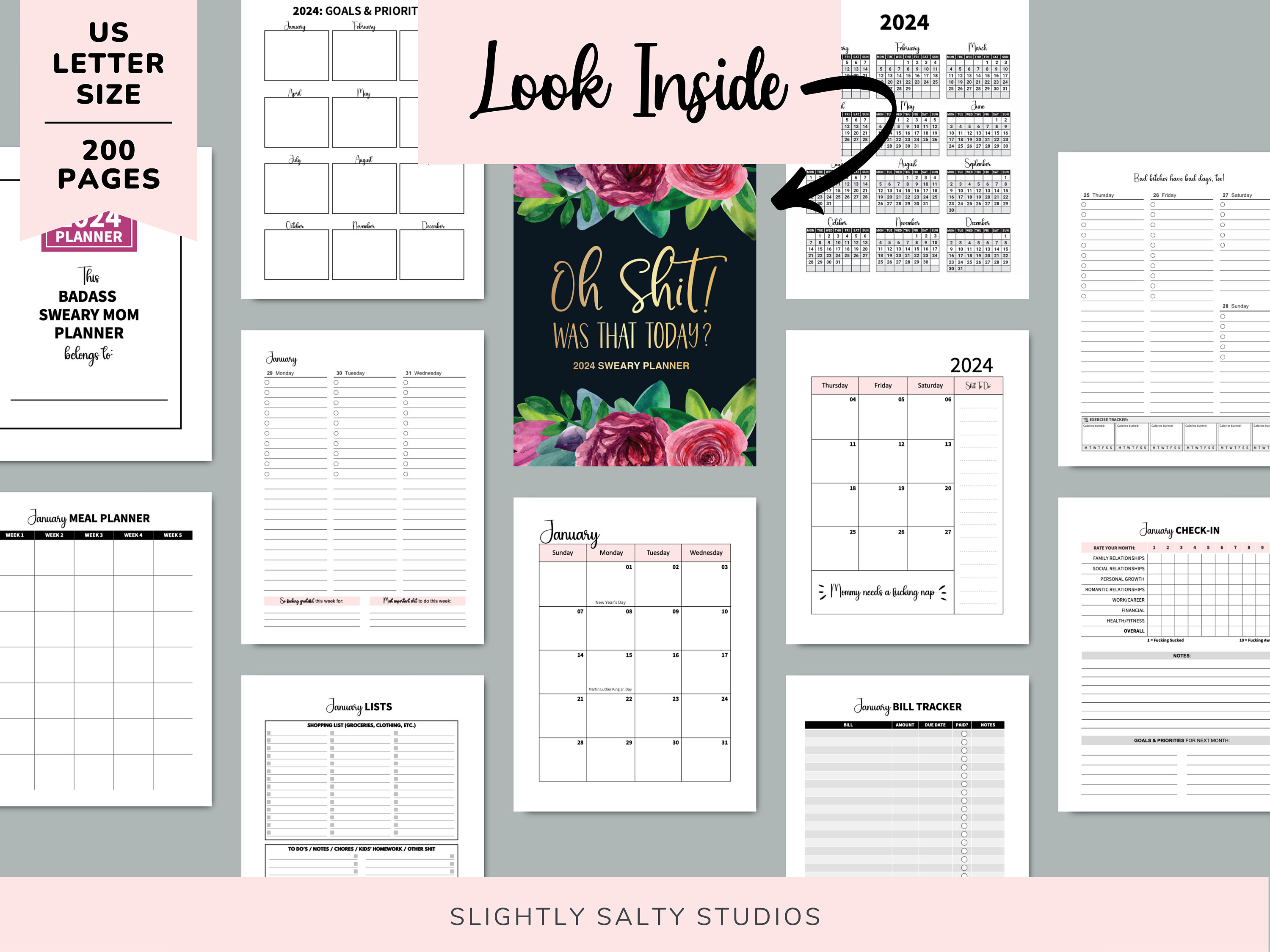 Inspirational Quote Planner Pages