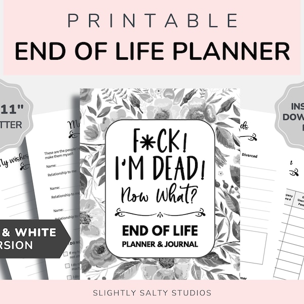 After I Die Binder - Etsy