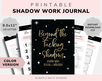 Shadow Work Journal Printable, Shadow Work Workbook Digital, Mental Health Journal, Shadow Work Prompts, Book Of Shadows, Childhood Trauma