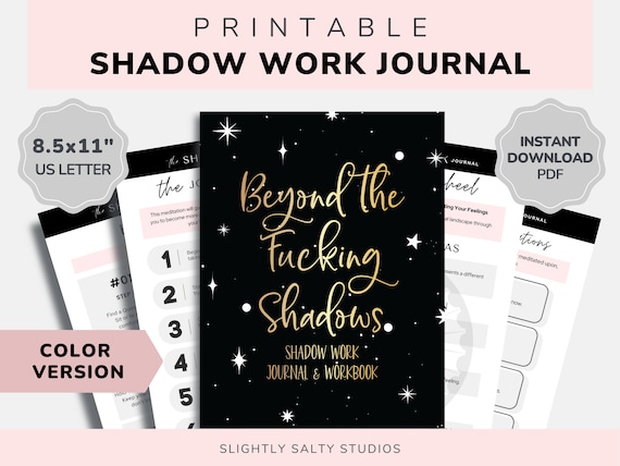 Shadow Work Journal Printable, Shadow Work Workbook Digital, Mental Health Journal, Shadow Work Prompts, Book Of Shadows, Childhood Trauma