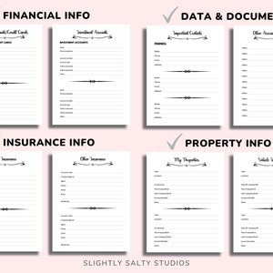 End of Life Planner Printable, When I Die Printable Planner, Emergency Binder, Estate Planning ...