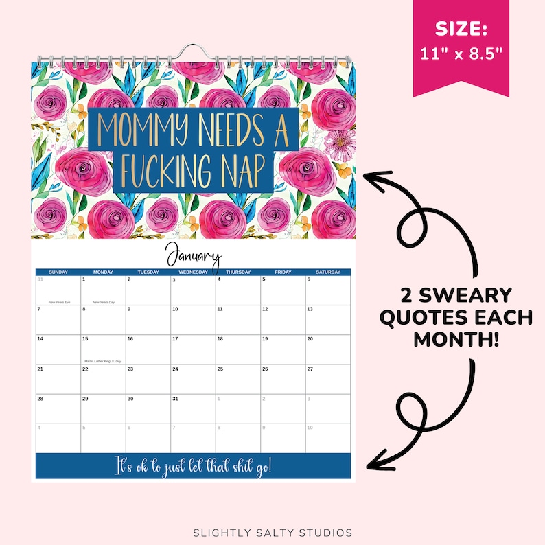 2025 Funny Mom Calendar, 2025 Wall Calendar, Funny Calendar 2025