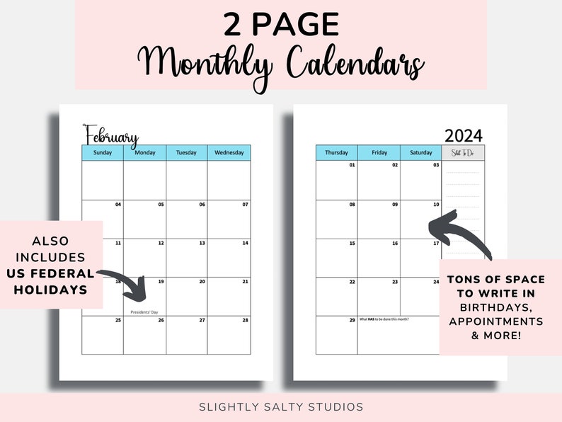 2024 Weight Loss Tracker Printable, 2024 Fitness Planner, Food and