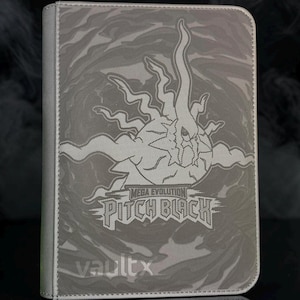 Binders VAULT X - PITCH BLACK - Perfect for a Master Set!!   Pokemon (All sizes and colors available)