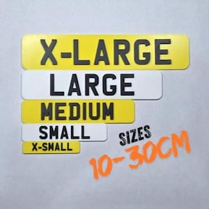 Personalised Mini Number Plate | Custom UK Car Reg Gift | Birthday Present