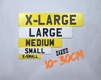 Personalised Mini Number Plate | Custom UK Car Reg Gift | Birthday Present