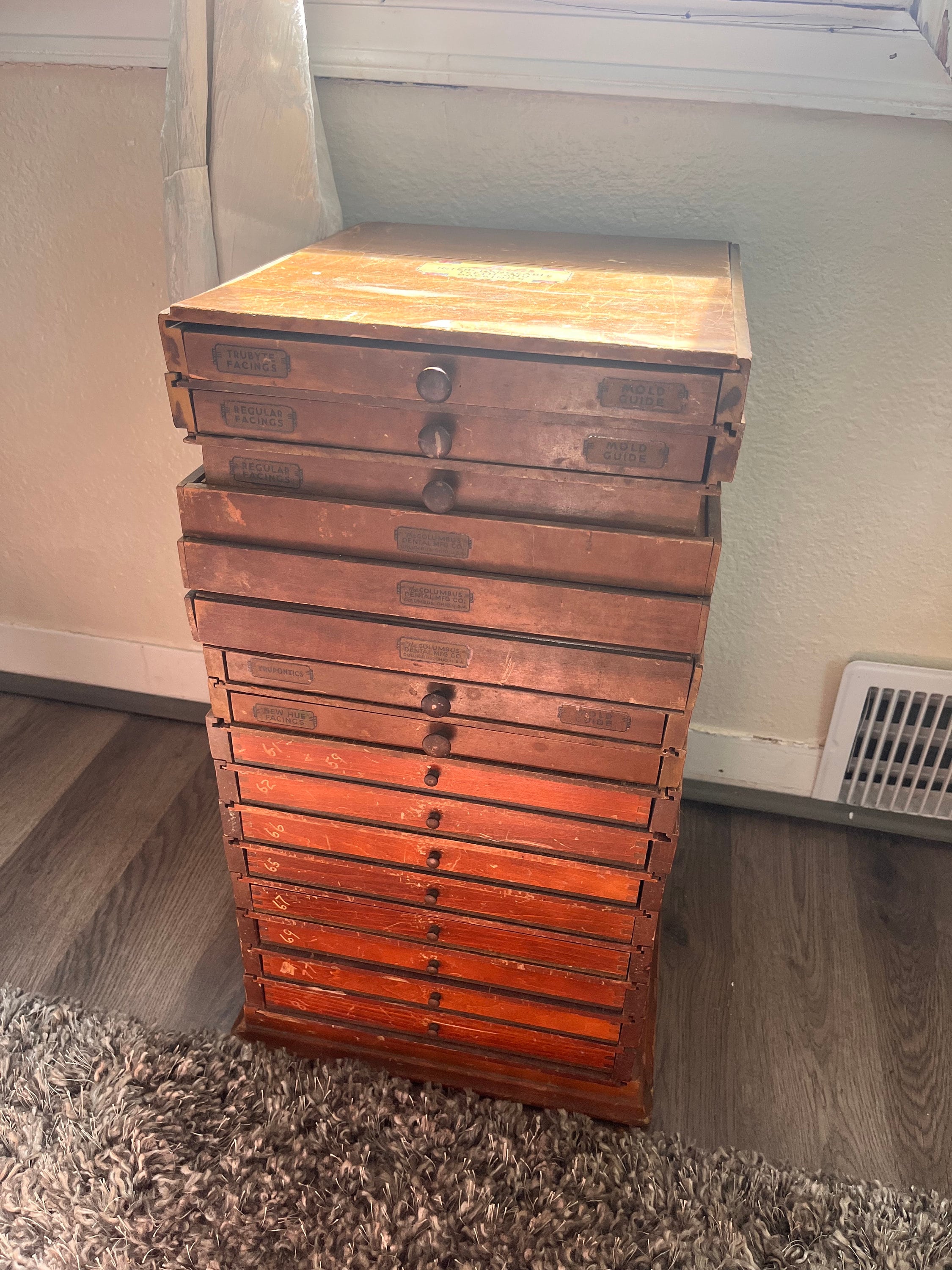 Dental Cabinet Etsy