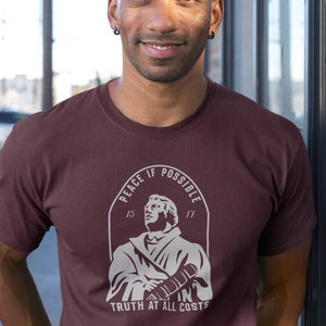 Martin Luther Shirt | Reformation Day | Christian Shirt | Scripture Gift | Bible Verse Gift| Gift for Friend, Brother | Christmas Gift Idea