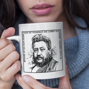Charles Spurgeon Mug, Christian mug, Scripture Gift, Bible Verse Gift, Unique Gift, Gift for Friend, Mom, Sister, Wife, Christmas Gift