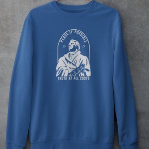 Martin Luther Truth at All Costs Sweatshirt | Reformation Day | Christian Sweatshirt | Bible Verse Gift| Christmas Idea for Friend