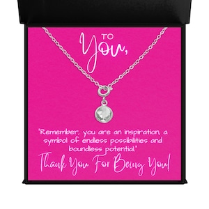Inspirerend cadeau voor haar-angstbevestigingskaart-sieraden cadeaubundel-minimalistische stenen ketting-bestseller vakantiecadeau-witte olifant