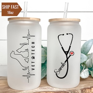 Custom Vet Tech Cup, Veterinarian Gifts, Vet Tech Week, Vet Tech Gift, Vet Grad, Vet Assistant Mug, Veterinarian Tumbler, Vet Tech Tumbler