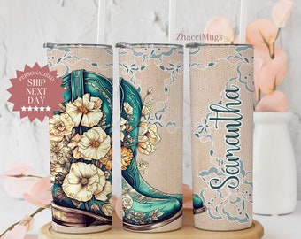 Just A Small Town Girl - Personalized Tumbler Cup - Birthday Gift For  Country Girl, Cowgirl