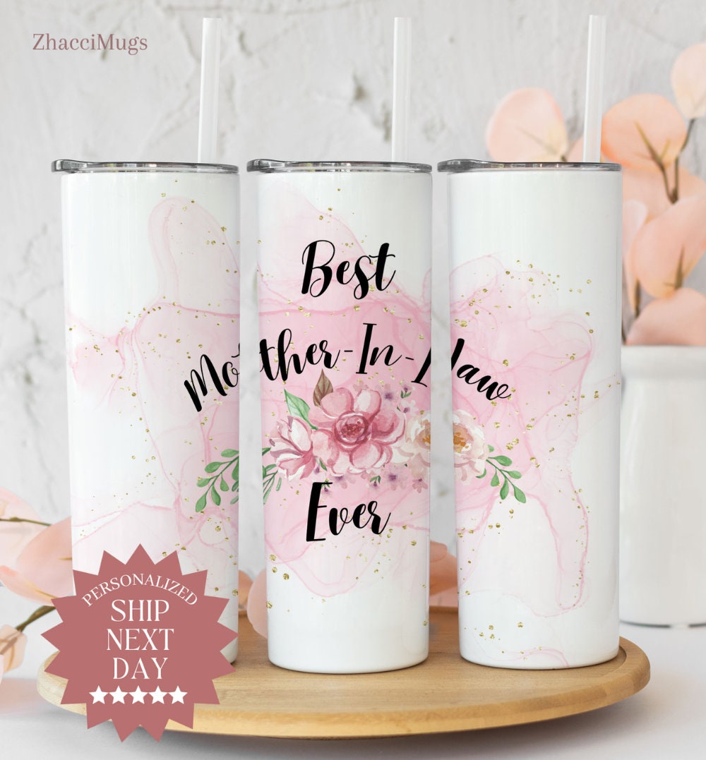 Qtencas Best Mother in Law Ever Travel Tumbler with 2 Lids, Gifts for  Mother in Law