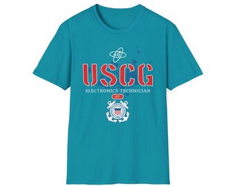 US Coast Guard Electronics Technician (ET) Unisex Soft T-shirt