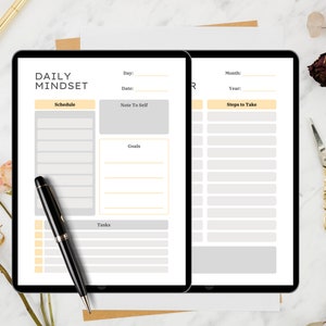 Goal Setting Planner Goal Worksheet Goal Workbook Monthly Goals Template for Students Goal Planner 2024 Digital Planner 2025 Goal Planner