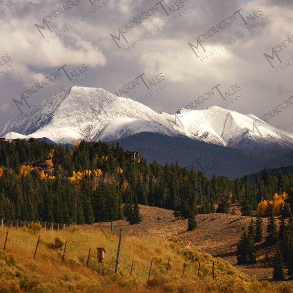 IMAGE ONLY Continental Divide printed on metallic photo paper