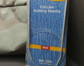 INOX Circular Aluminum Knitting Needles 29" - Various Sizes