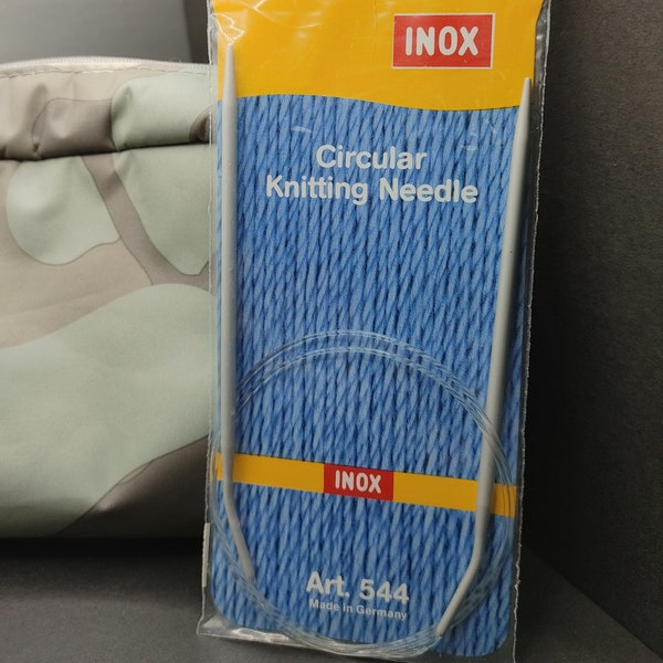INOX Circular Aluminum Knitting Needles 29" - Various Sizes