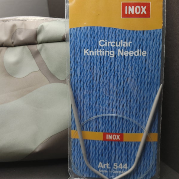 INOX Circular Aluminum Knitting Needles 16" - Various Sizes