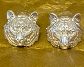 Tiger Post Earrings