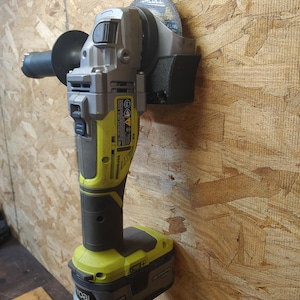 Angle Grinder Wall Mount, DeWalt, Harbor Freight, Milwaukee, 3D printed, W/ Mounting Screws