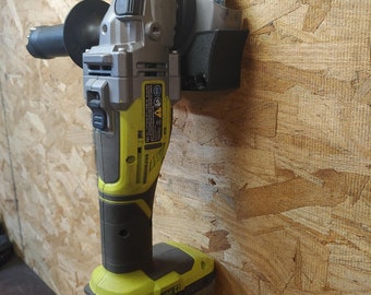 Angle Grinder Wall Mount, DeWalt, Harbor Freight, Milwaukee, 3D printed, W/ Mounting Screws