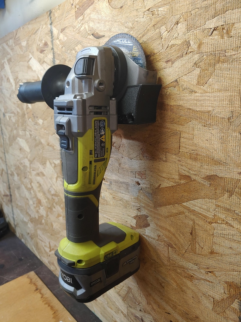 Angle Grinder Wall Mount, Dewalt, Harbor Freight, Milwaukee, 3D Printed