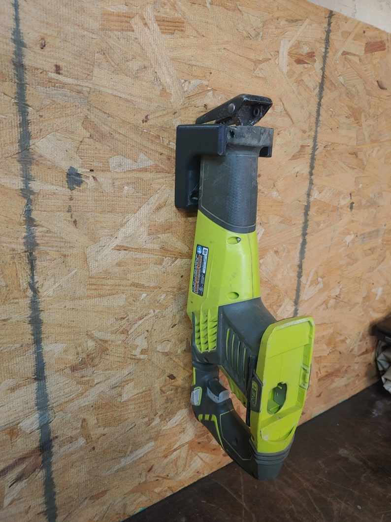 Ryobi Reciprocating Saw Wall Mount P514 3D Printed W/ Etsy