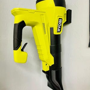 Ryobi 18v Leaf Blower Wall Mount P21012 350 CFM 3D printed, W/ Mounting Screws