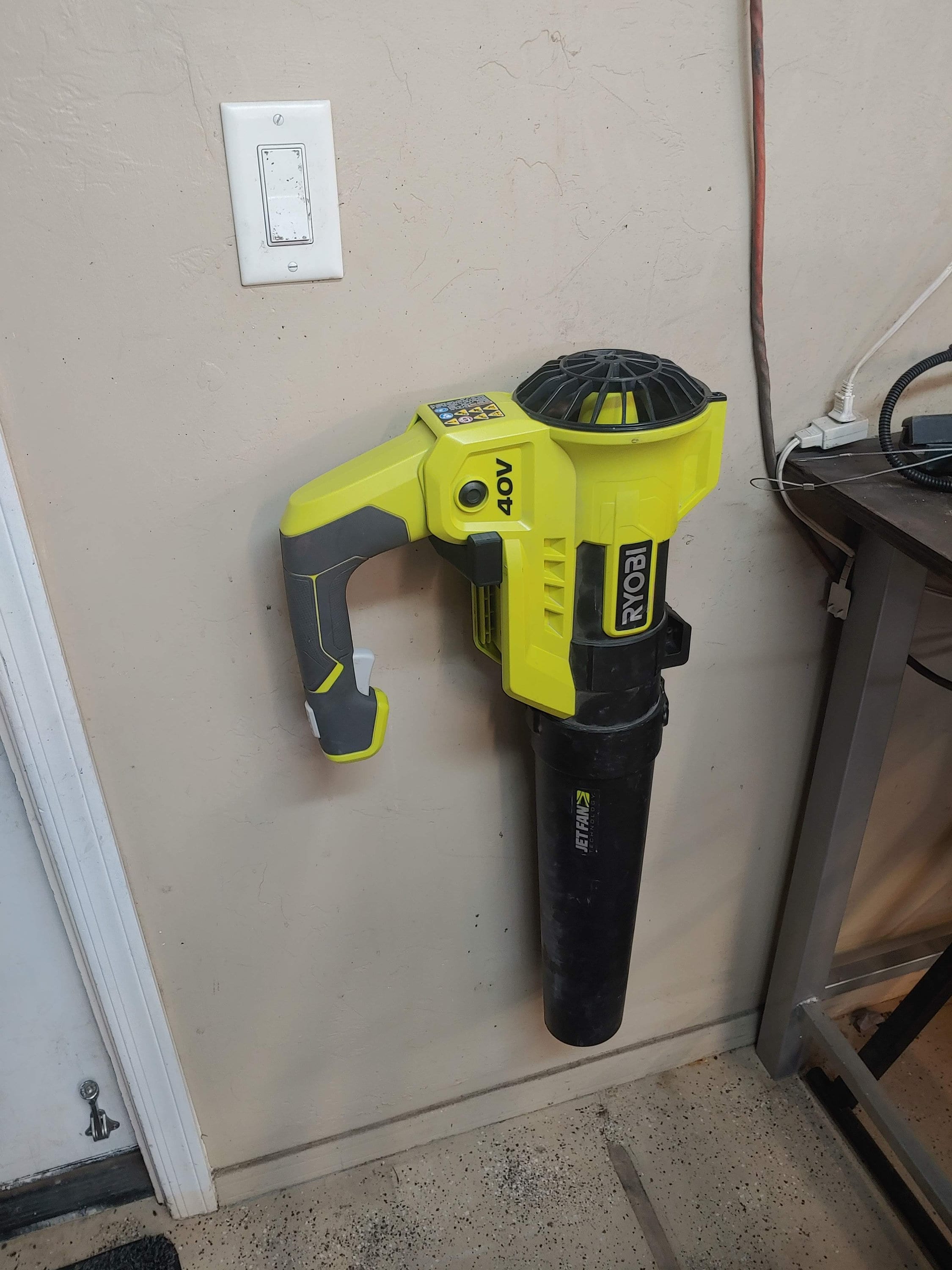 Ryobi 40v Leaf Blower Link System Mount RY40408 RY40408BTLVNM RY40408BTL 3D Printed Etsy