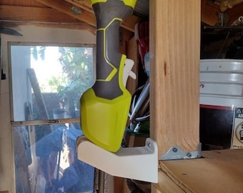 Podkaszarka Ryobi 40V do montażu na ścianie, drukowana w technologii 3D, ze śrubami montażowymi
