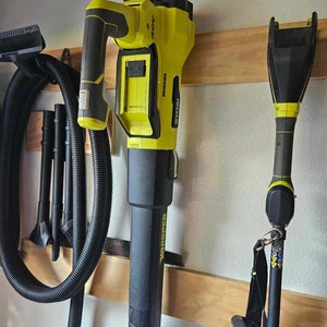 Ryobi 40v Leaf Blower Wall Mount RY40407 RY40470 RY40407VNM 3D printed, W/ Mounting Screws