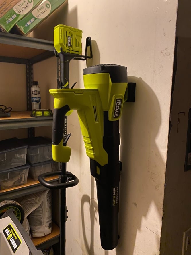Ryobi 18v Leaf Blower Link System Mount P21012 350 CFM 3D Printed