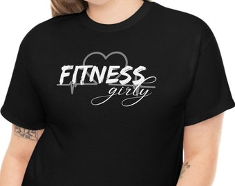 FITNESS Girly Shirt, Exercise, Workout Shirt, Women's Workout Shirt, Gym Tee, Gym Shirt, Women's Gym Shirt, Muscle Shirt, Cute Gym Shirt
