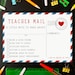 Farmhouse Boho Teacher Mail - Note From the Teacher - Teacher Report ...