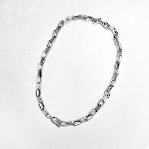 Toggle Clasp Chain, Toggle Necklace, T Bar Necklace, Chunky Silver Chain Necklaces, Grunge Silver Necklace, Heavy Chain Necklace