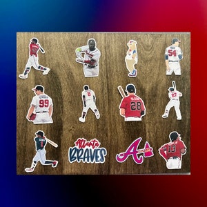 Atlanta Braves Retro Vintage Logo - Sheet Of 3 Triple Spirit Stickers at  Sticker Shoppe 