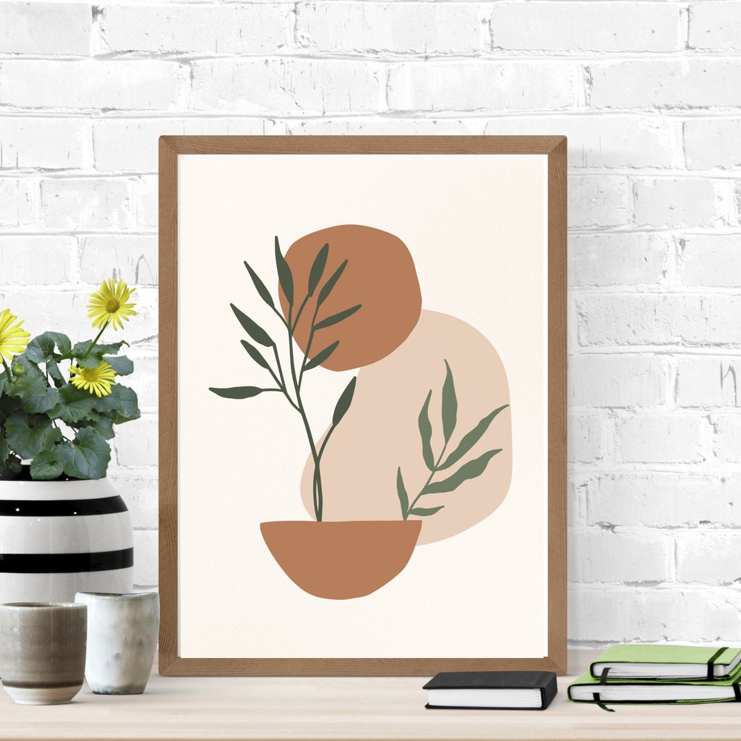 ABSTRACT BOHO PRINTABLE Wall Art Set of 20 Digital Gallery Art, Boho ...