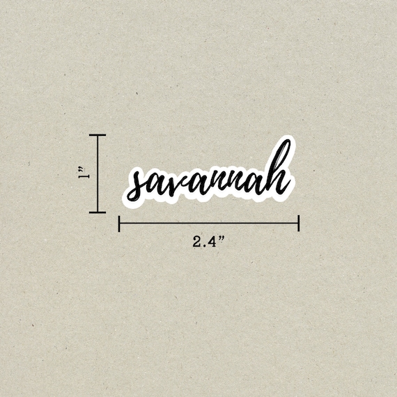 Savannah Peach Vinyl Sticker, Peach-Themed Laptop Sticker, GA Residents – Sunny Day Designs