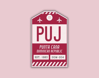 Punta Cana beach Dominican Republic Sticker for Sale by Asombrosa