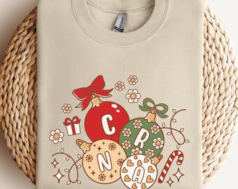 CRNA Christmas Sweatshirt Certified Registered Nurse Anesthetist Christmas Crewneck CRNA Nurse Gift Christmas Sweater Holiday Nurse Gift