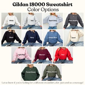 a group of women's sweatshirts with the words giln 1800 sweatshi