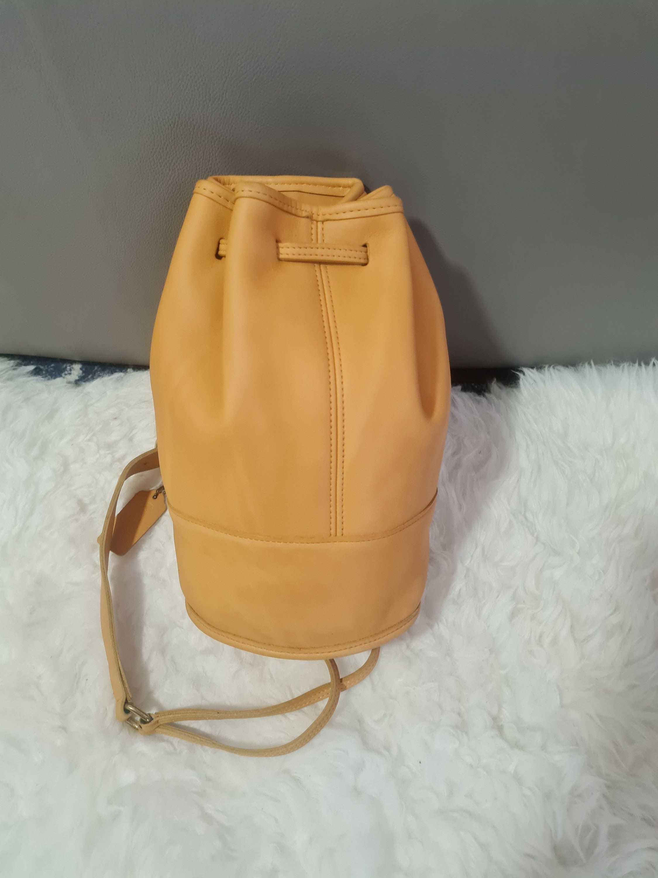 Yellow Vintage Coach Bixby Sling 9984 Etsy