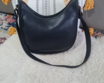 Navy Vintage Coach Becket Zip 9920