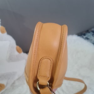 Yellow / Mustard Vintage Coach Wendie Zip 9031 image 3