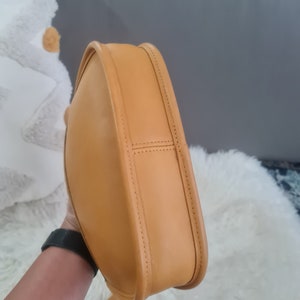 Yellow / Mustard Vintage Coach Wendie Zip 9031 image 5